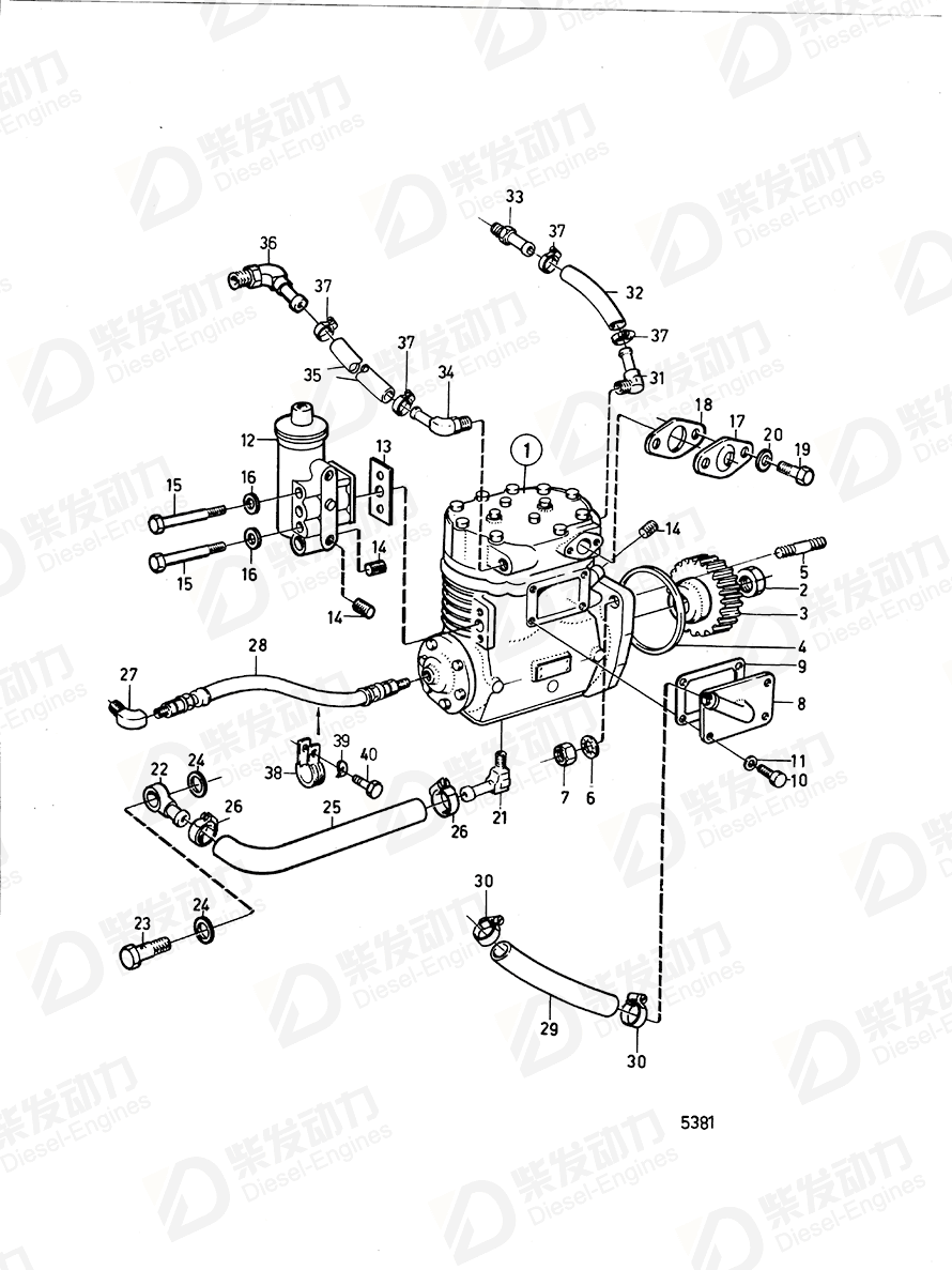 volvo penta Clamp 941565 Drawing volvo penta Clamp 941565 Drawing